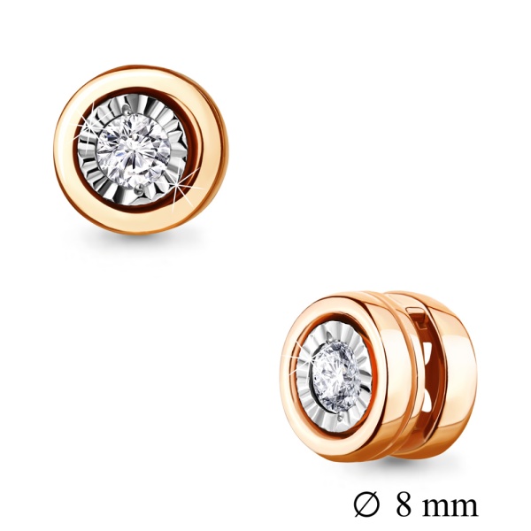 Подвеска из красного золота