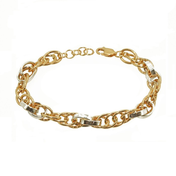 Браслет из комбинированного золота