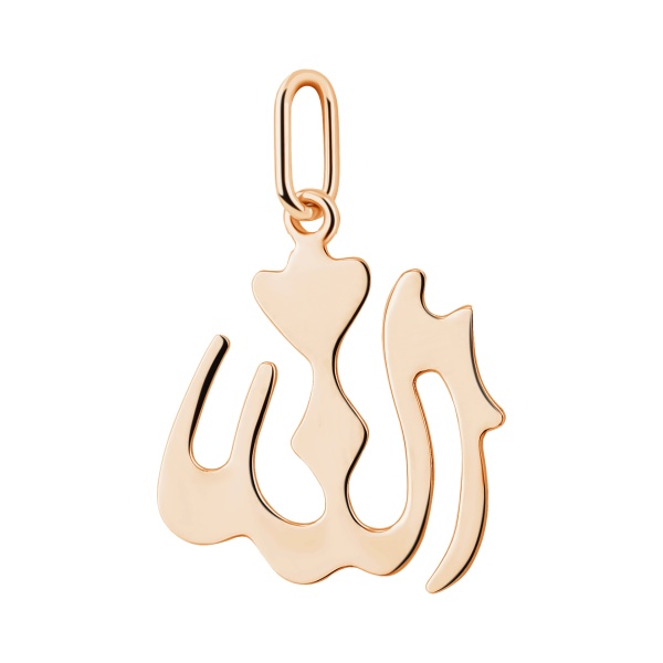 Подвеска из красного золота