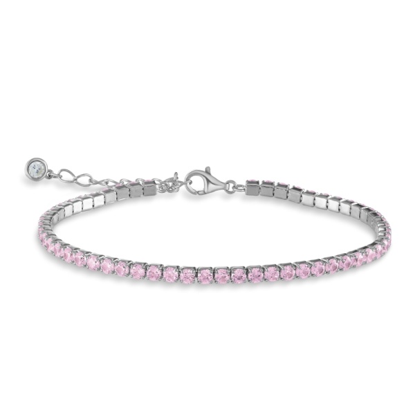 Браслет из серебра с кубическим цирконием