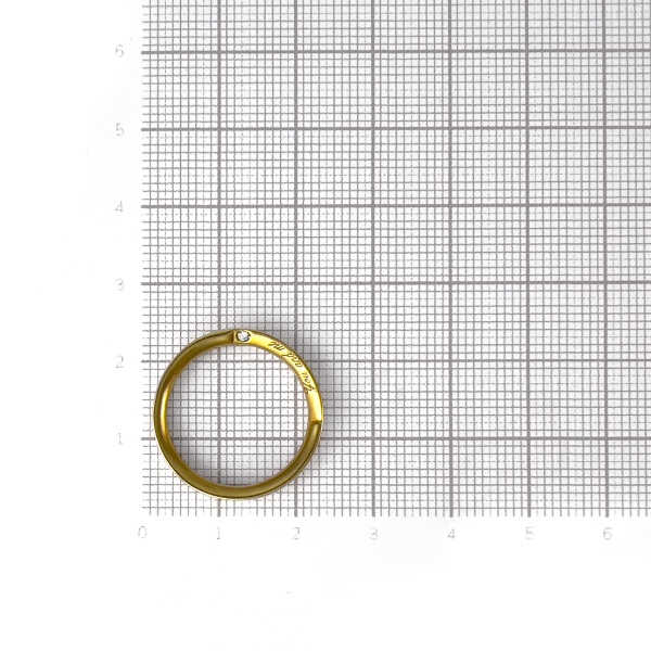 Кольцо из желтого золота с бриллиантом