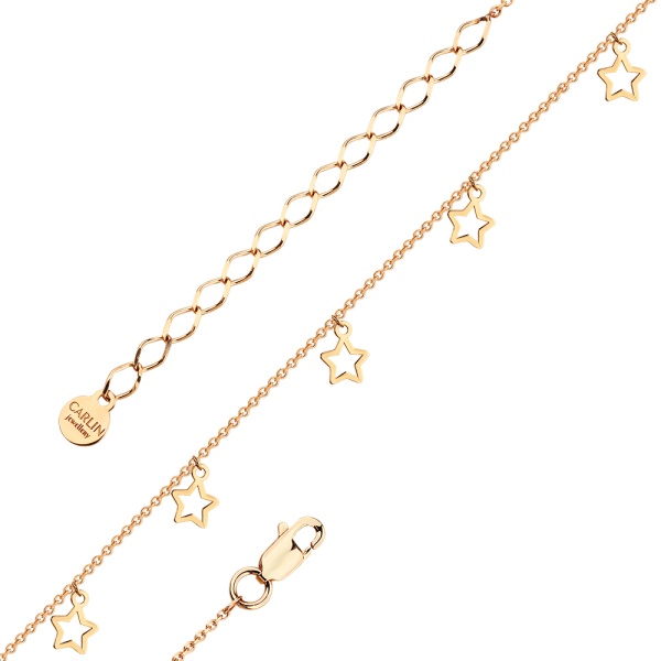 Браслет из красного золота