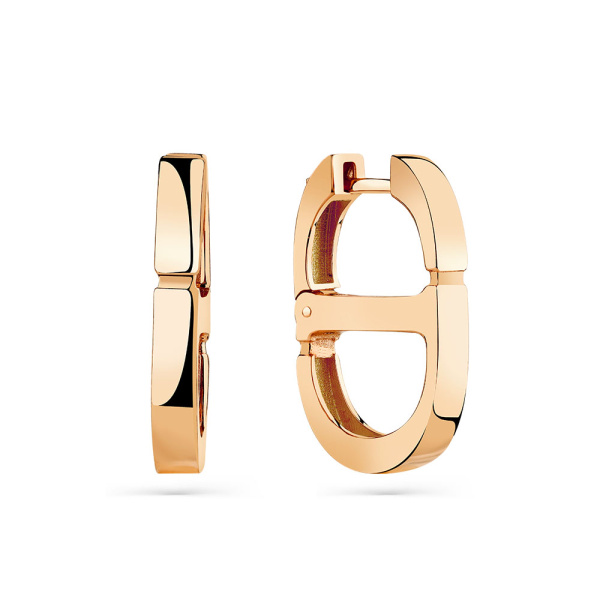 Серьги из красного золота