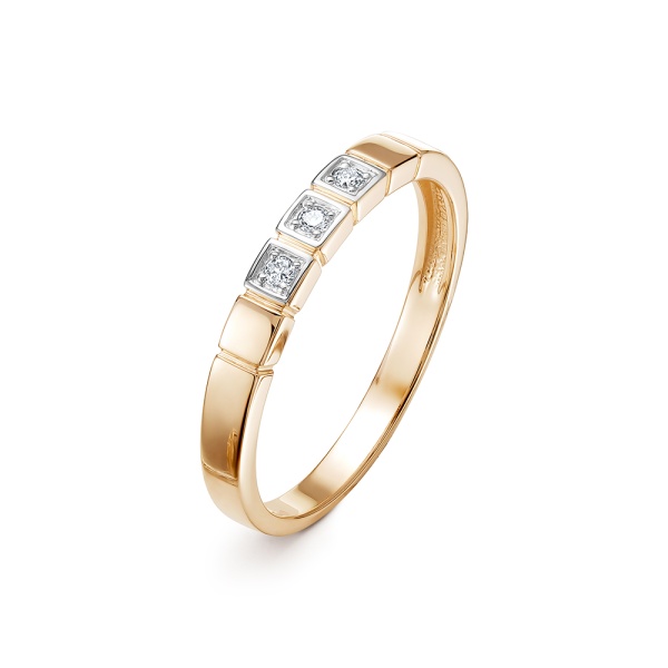 Кольцо из золота с бриллиантами