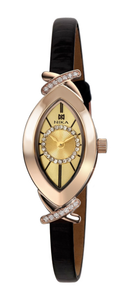 Часы женские золотые NIKA с фианитами