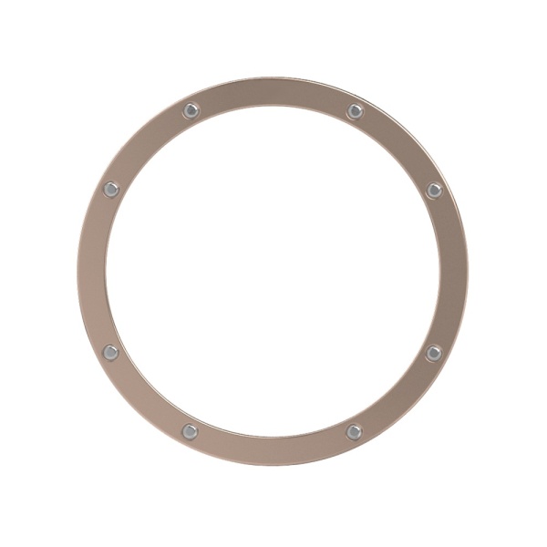 Обручальное кольцо из комбинированного золота