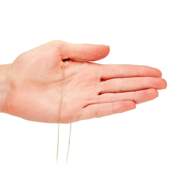 Цепь из желтого золота 585, плетение «Якорь»