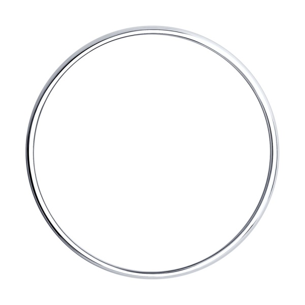 Обручальное кольцо из белого золота