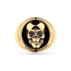 Печатка из красного золота «Череп»