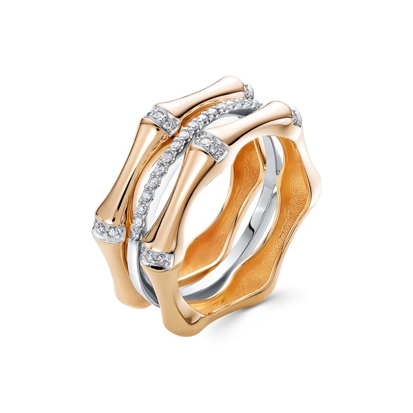 Кольцо из золота с бриллиантами