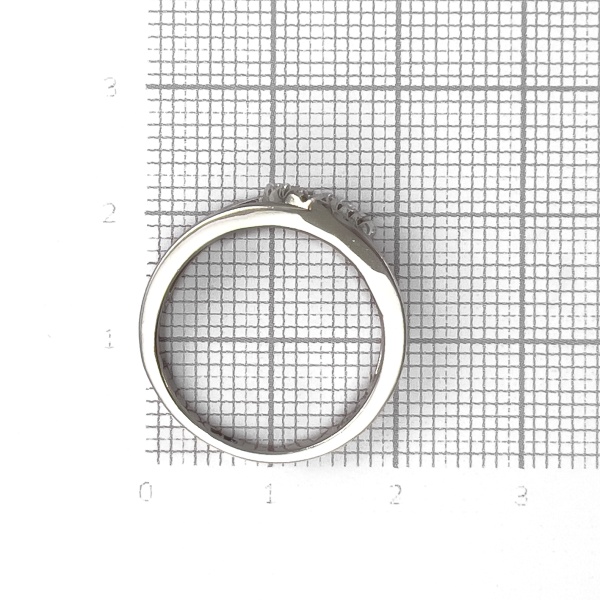 Кольцо из серебра с фианитами