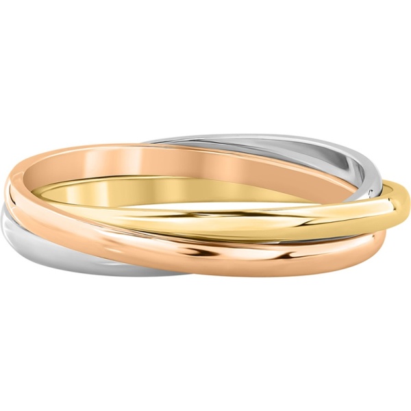 Обручальное кольцо из комбинированного золота