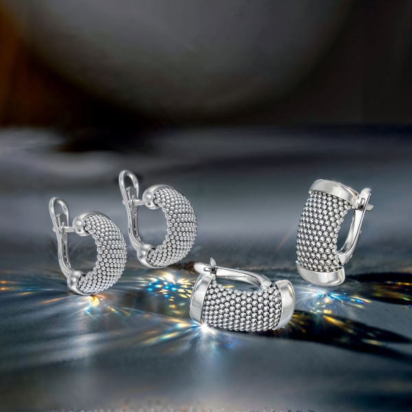 Серьги из серебра